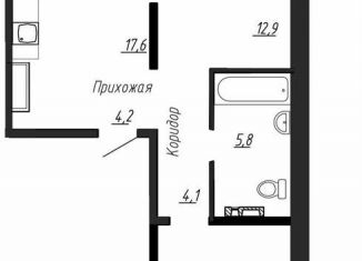 Продажа двухкомнатной квартиры, 63.8 м2, посёлок Тельмана