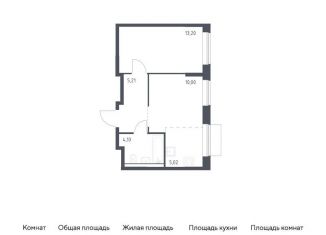 Продаю 2-комнатную квартиру, 37.5 м2, Москва, станция Курьяново