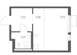 Продам квартиру студию, 26.4 м2, Ленинский городской округ, ЖК Горки Парк