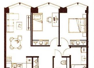 Продажа трехкомнатной квартиры, 70.1 м2, Москва, улица Сергея Макеева, 9к2, ЖК Редсайд