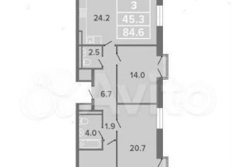 2-комнатная квартира на продажу, 58 м2, Санкт-Петербург, ЖК Я – Романтик, бульвар Александра Грина, 3