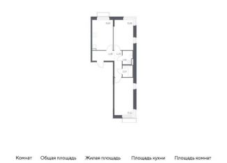 Продается 2-ком. квартира, 57.2 м2, Москва, жилой комплекс Квартал Марьино, к1