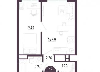 Продам однокомнатную квартиру, 32.1 м2, Тульская область