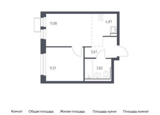 Продается однокомнатная квартира, 32.8 м2, Химки, жилой комплекс Квартал Ивакино, к2