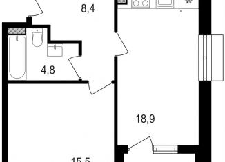 Продам однокомнатную квартиру, 49 м2, Москва, Михалковская улица, 48с8, станция Коптево