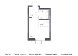 Продается квартира студия, 22.3 м2, Московская область, жилой комплекс Квартал Ивакино, к3
