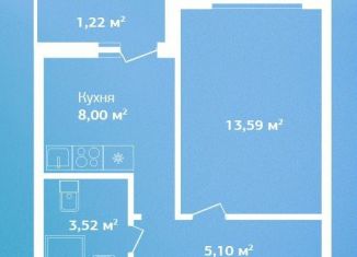 1-ком. квартира на продажу, 31.4 м2, Ленинградская область