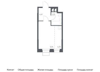 Продается квартира студия, 25 м2, поселение Мосрентген, многофункциональный комплекс Тропарево Парк, к2.1