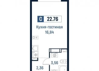 Продам квартиру студию, 22.8 м2, Мурино