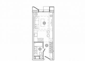 Продается квартира студия, 23.7 м2, Москва, ВАО