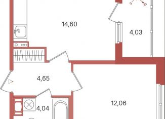 Продается 1-ком. квартира, 37.4 м2, Сертолово