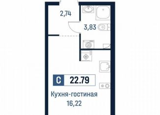 Продаю квартиру студию, 22.8 м2, Мурино