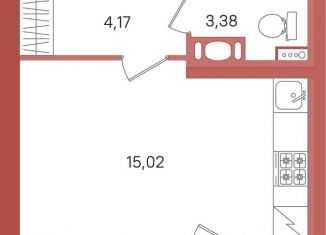 Продаю квартиру студию, 24.1 м2, Сертолово