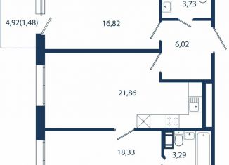 Продаю 2-комнатную квартиру, 71.5 м2, Сестрорецк, улица Инструментальщиков, 18