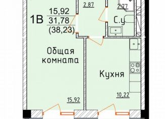 Продаю однокомнатную квартиру, 38.2 м2, Дербент