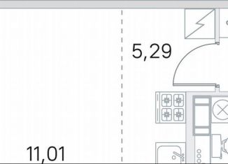 Продам квартиру студию, 24.2 м2, Санкт-Петербург