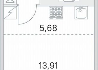 Продается квартира студия, 28.1 м2, посёлок Шушары