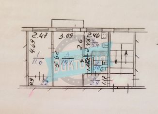 Продам 2-ком. квартиру, 44.2 м2, Орловская область, 1-й микрорайон, 7А