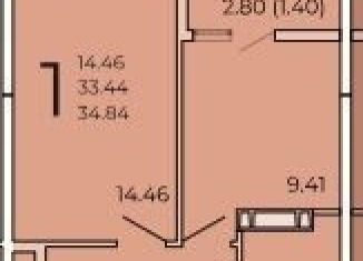 Продается 1-ком. квартира, 34.8 м2, Ростов-на-Дону