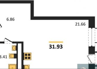 Квартира на продажу студия, 31.9 м2, Воронеж, набережная Чуева, 7, Железнодорожный район