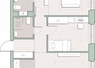 Продажа 2-ком. квартиры, 60.4 м2, Москва, метро Озёрная