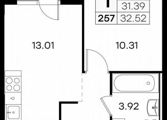 Продается однокомнатная квартира, 32.5 м2, городской округ Нижний Новгород