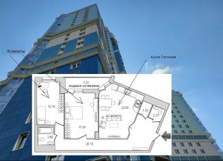 Продам 2-комнатную квартиру, 80 м2, Санкт-Петербург, Выборгский район, улица Руднева, 18