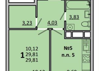 Продам 1-ком. квартиру, 29.8 м2, Одинцово