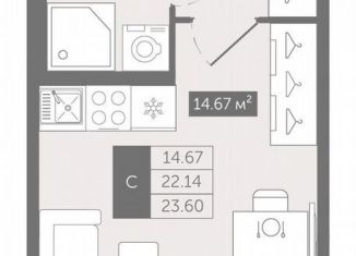 Продаю квартиру студию, 23.6 м2, Ленинградская область