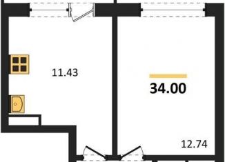 Продажа однокомнатной квартиры, 34 м2, Воронеж, Коминтерновский район, Московский проспект, 66