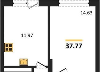 Продаю 1-комнатную квартиру, 37.8 м2, Воронеж, Коминтерновский район, Московский проспект, 66