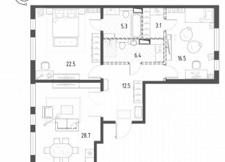 Продам двухкомнатную квартиру, 95.1 м2, Санкт-Петербург, метро Пионерская, Лисичанская улица, 15