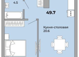 Продажа 1-ком. квартиры, 49.8 м2, Екатеринбург, Орджоникидзевский район, Черниговский переулок, 20