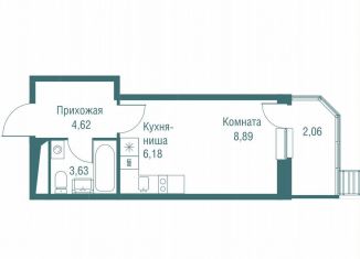 Продается квартира студия, 25.4 м2, Одинцово, ЖК Одинбург