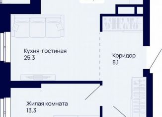 Продажа 1-ком. квартиры, 60 м2, Екатеринбург, Железнодорожный район