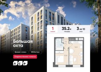 Продается 1-ком. квартира, 35.2 м2, Санкт-Петербург, Красногвардейский район