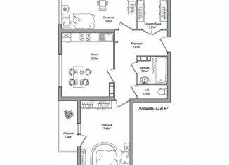 Продается 2-ком. квартира, 63.6 м2, Ярославль