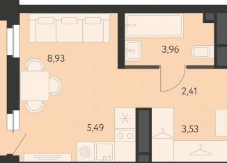 Продаю квартиру студию, 26.1 м2, Екатеринбург, метро Чкаловская