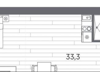 Продается квартира студия, 37.1 м2, Санкт-Петербург, метро Автово, проспект Стачек, 62Б