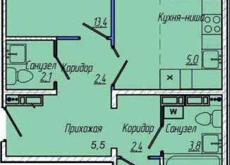 2-комнатная квартира на продажу, 67.5 м2, Кемерово, Притомский проспект, 30Б, Центральный район