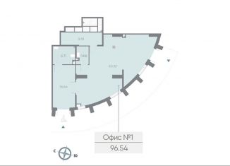 Продаю помещение свободного назначения, 96.5 м2, Санкт-Петербург, проспект Крузенштерна, 4, муниципальный округ Гавань