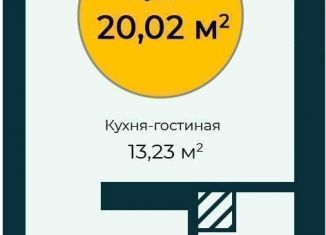 Продается квартира студия, 20 м2, Тюмень, Лесопарковая улица, 1к1, Ленинский округ