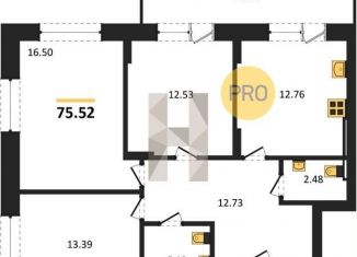 Продам 3-ком. квартиру, 75.5 м2, Новосибирск, Сухарная улица, 107/2