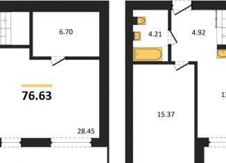 Продаю 2-ком. квартиру, 76.6 м2, Пионерский