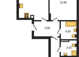 2-комнатная квартира на продажу, 67.2 м2, Калининград, Батальная улица, 65Б, Московский район