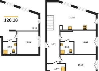 Продается 4-ком. квартира, 126.2 м2, Светлогорск, улица Нахимова