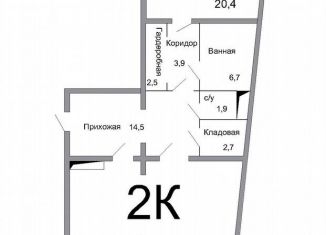 Продается 2-ком. квартира, 102 м2, Кисловодск, проспект Победы, 43А