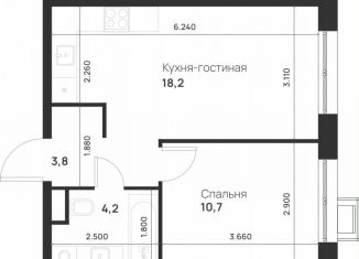 1-ком. квартира на продажу, 36.9 м2, Москва, посёлок Газопровод, 13с7