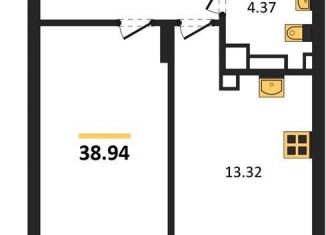 Продается 1-ком. квартира, 38.9 м2, Калининград, Московский район, Батальная улица, 65Б