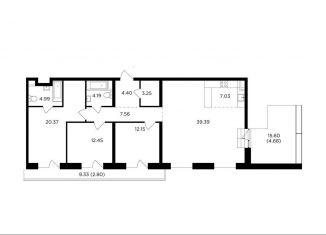 Продаю 4-ком. квартиру, 123.3 м2, Москва, ЮАО, жилой комплекс Форивер, 3